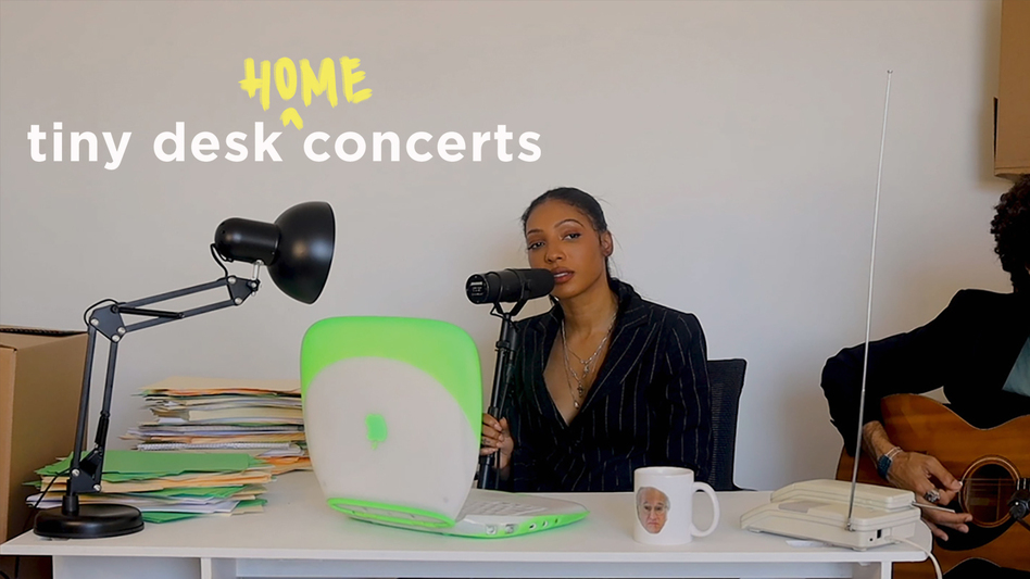 Diana Gordon plays a Tiny Desk (Home) concert. (NPR/NPR)