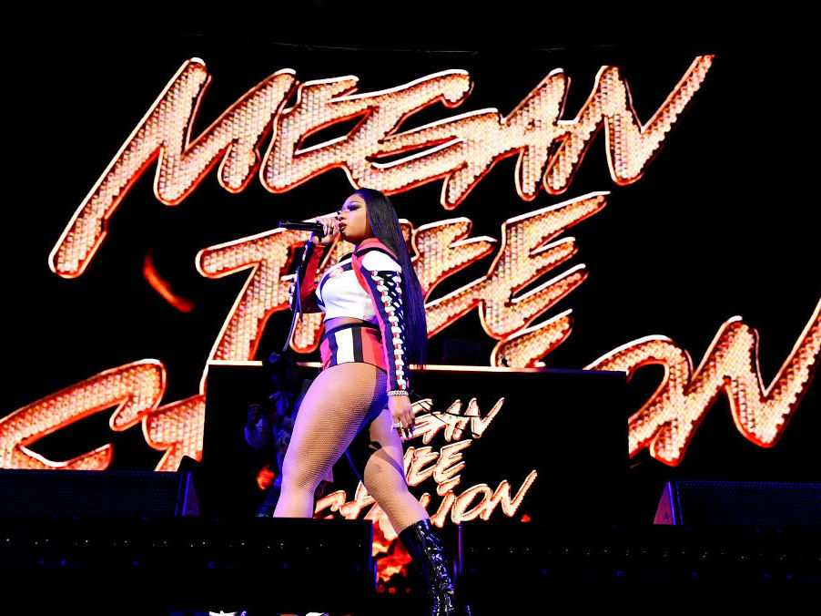 Rapper Megan Thee Stallion, performing in Miami in January. (Getty Images)
