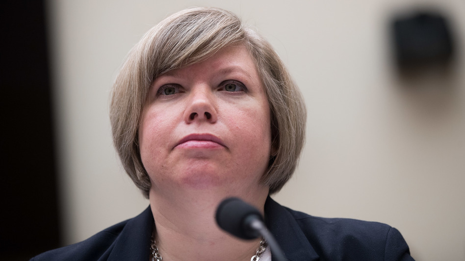 A U.S. Government Accountability Office report finds congressionally approved emergency humanitarian funds, meant to benefit asylum-seekers apprehended along the border with Mexico, instead was spent on things from dirt bikes to security camera systems. GAO Homeland Security and Justice Director Rebecca Gambler, shown here in 2017, oversaw the agency's investigation. (Drew Angerer/Getty Images)