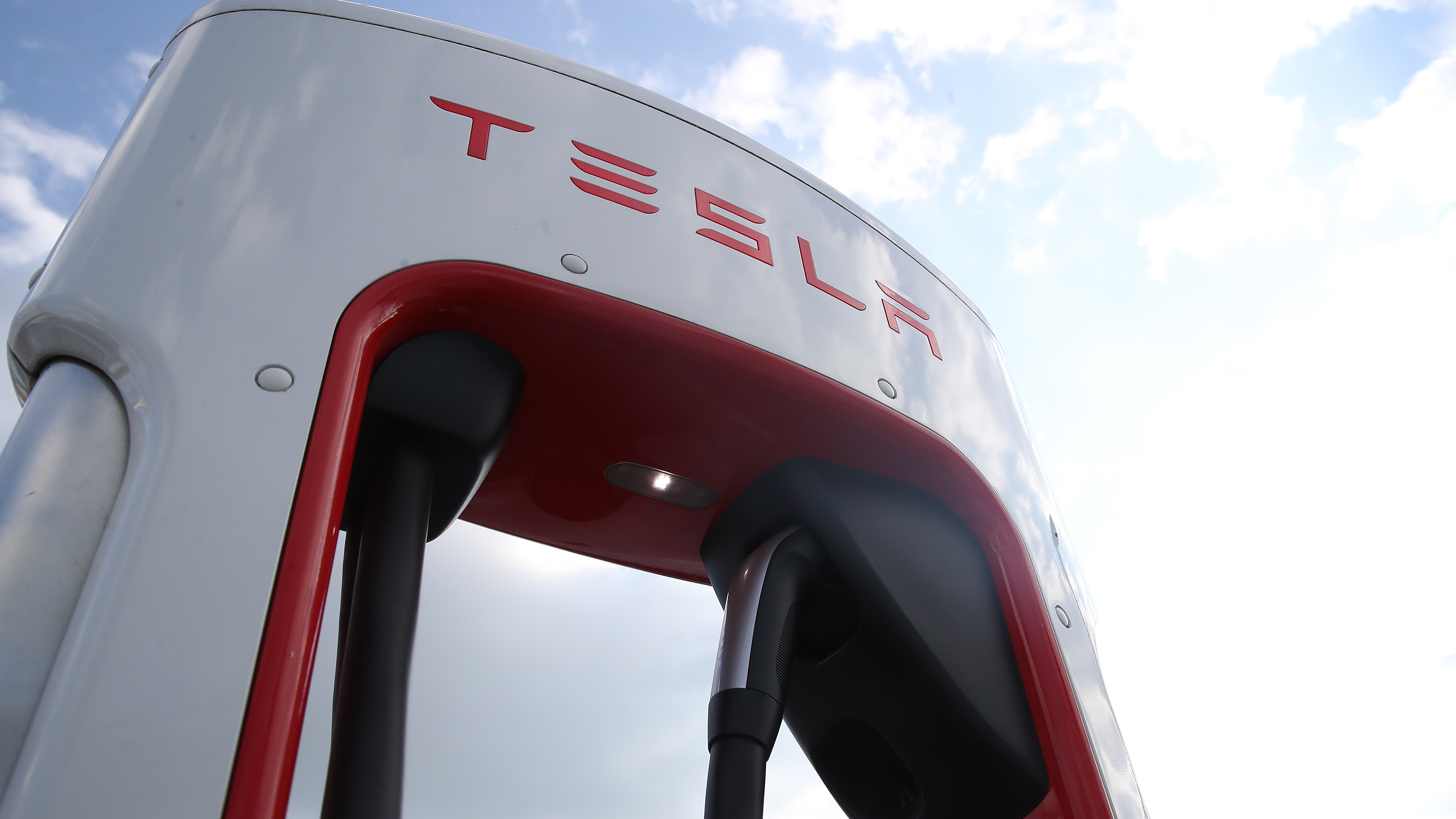 Electric carmaker Tesla has seen its stock values soar in recent months. (Getty Images)