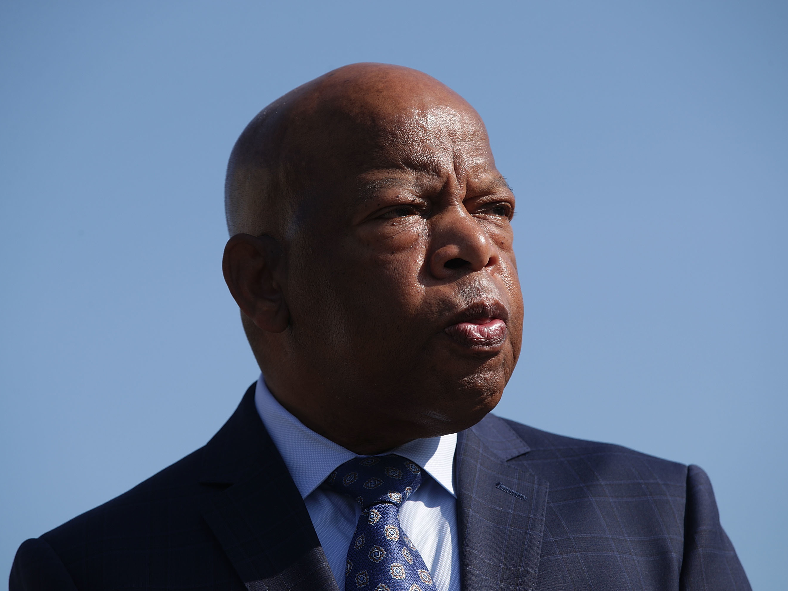 Rep. John Lewis was remembered Saturday for his decades of service as a champion for civil rights. Lewis died Friday at the age of 80. (Getty Images)