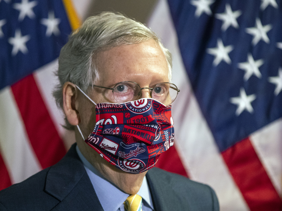 Senate Majority Leader Mitch McConnell is expected to unveil a Senate GOP proposal this week estimated to cost around $1 trillion. (Manuel Balce Ceneta/AP)