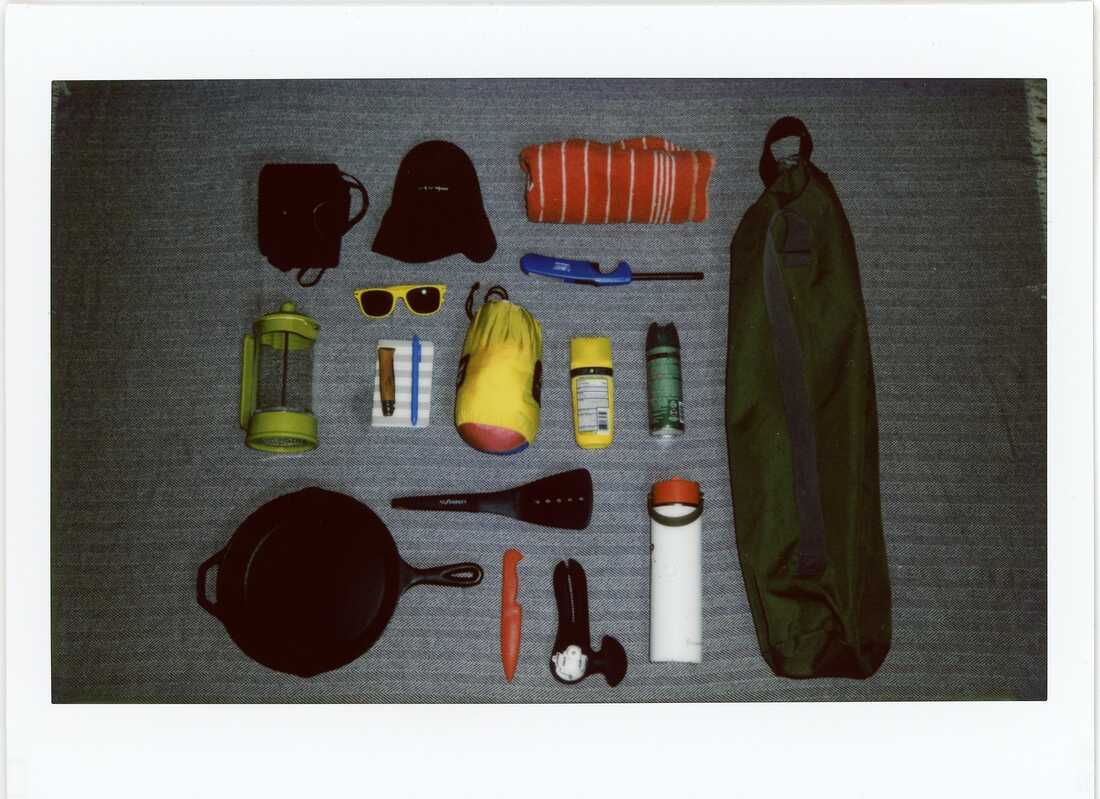 Happy Camper Travel Kit Camping Kitchen Essentials Camping Essentials Kit  Camper Gift Set Natural Bug Spray 