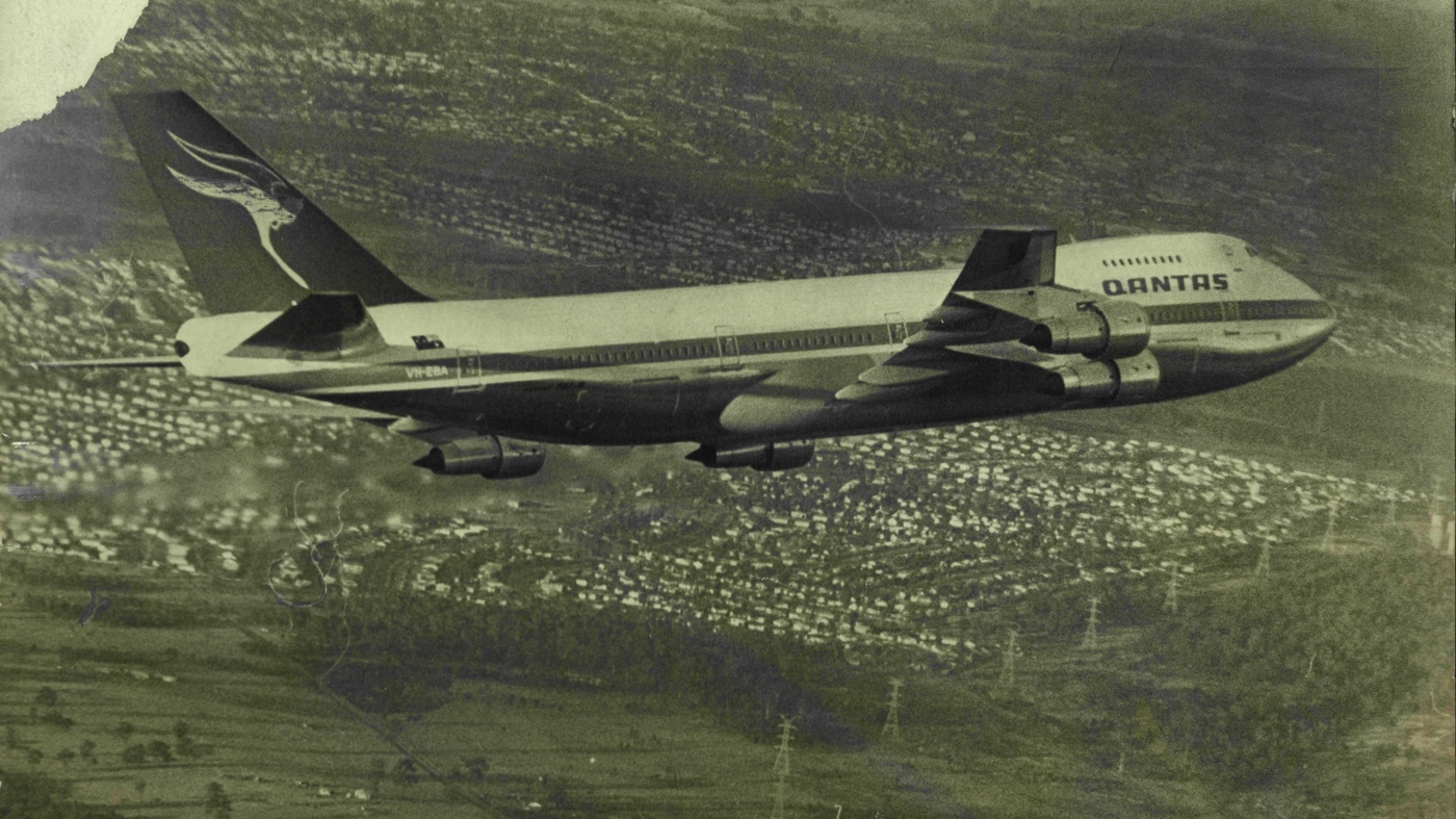 Qantas Retires Its Last 747 With A Dash Of Sky Art : NPR