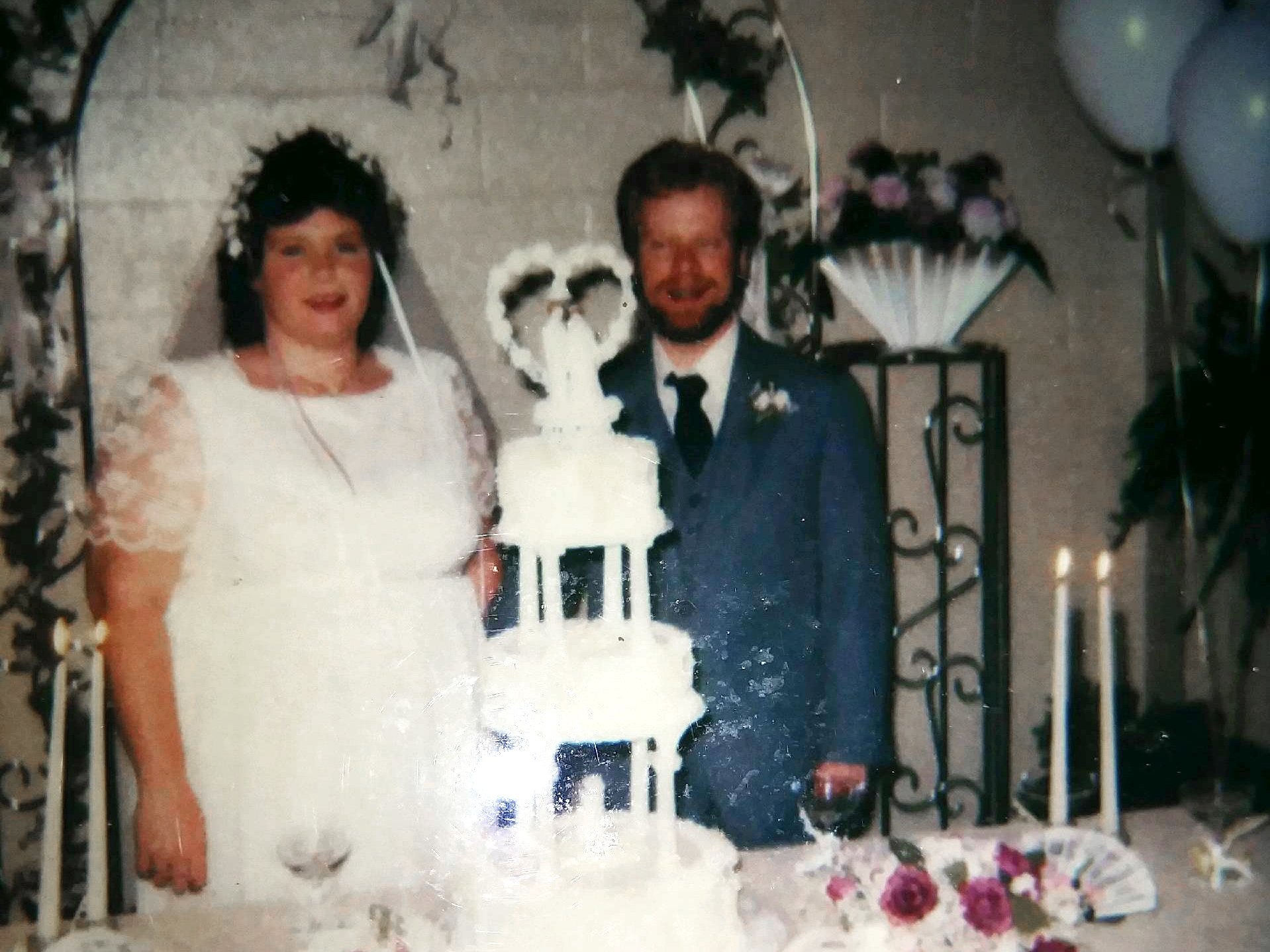 Judy and Larry Pichon on their wedding day in 1986. Judy had a rare autoimmune disease and was unable to get an ICU bed in July because they were full, and she died. If it weren't for the pandemic, Larry believes his wife would be alive. (Larry Pichon)