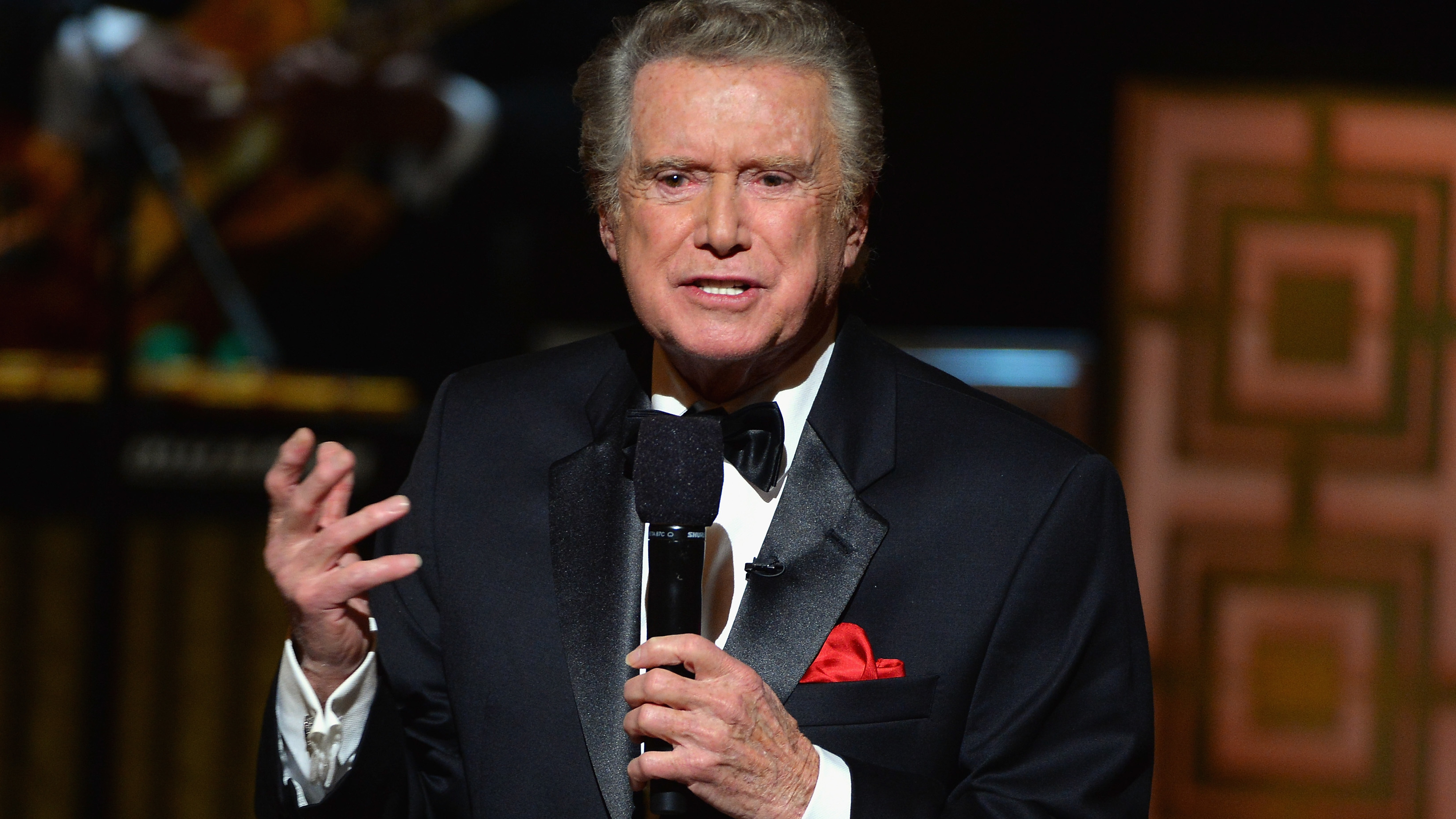 Regis Philbin speaks onstage at Spike TV's <em>Don Rickles: One Night Only</em> on May 6, 2014 in New York City. Philbin was on television for more than half a century. (Getty Images for Spike TV)