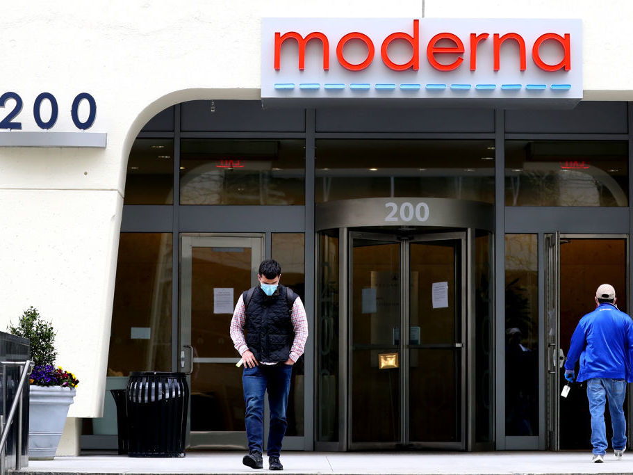 Biotech company Moderna, headquartered in Cambridge, Mass., announced that it is beginning Phase 3 trials of its COVID-19 vaccine. It will enroll up to 30,000 volunteers (Getty Images)