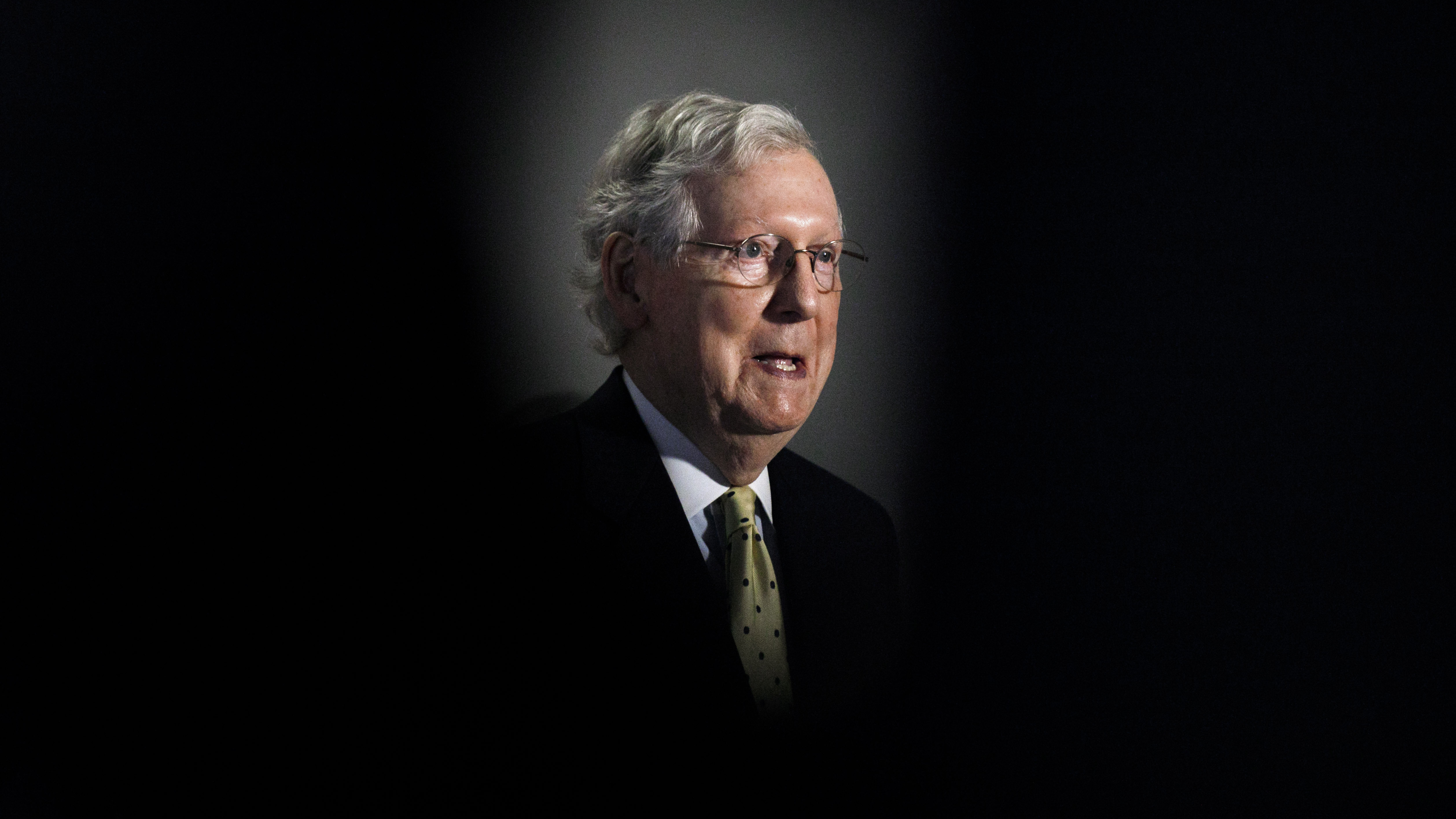 Senate Majority Leader Mitch McConnell will likely preside over the political fight over a vacant Supreme Court seat.