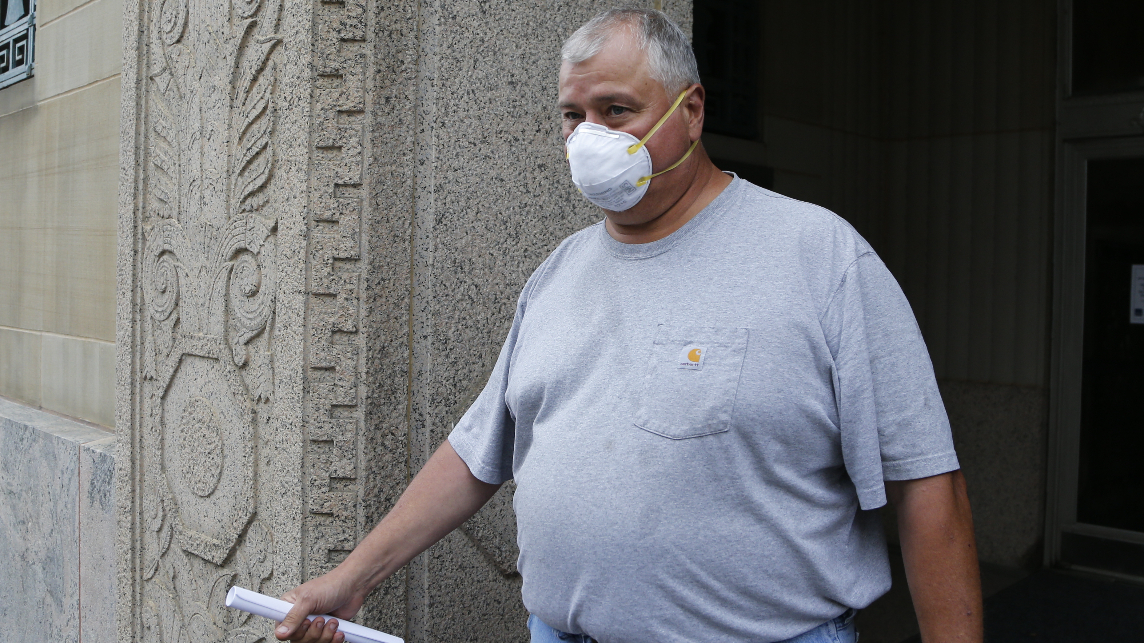 State Rep. Larry Householder, pictured leaving the federal courthouse after an initial hearing on July 21, was removed and replaced as Ohio House Speaker following his indictment on Thursday.