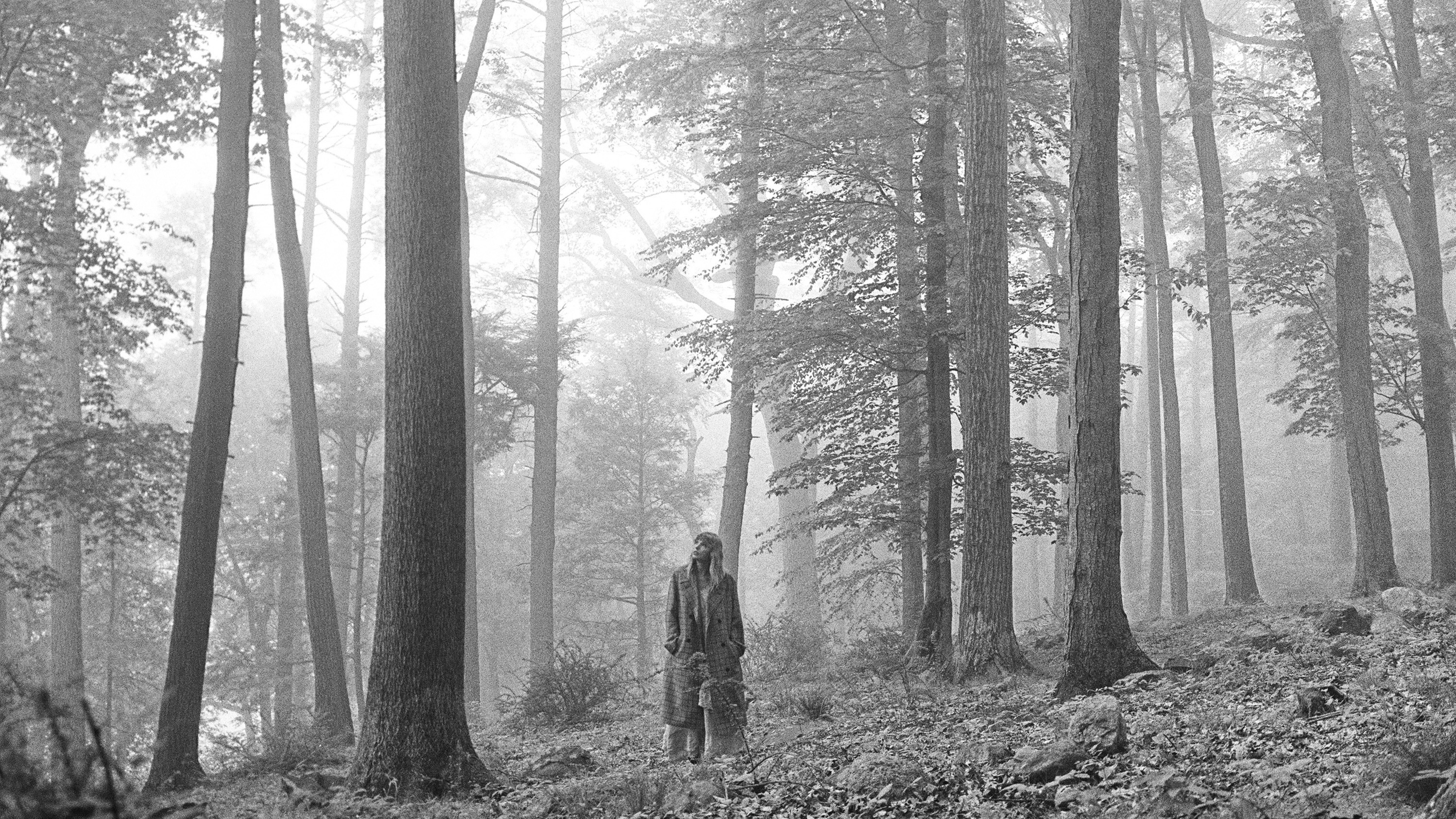 The woodsy cover image of Taylor Swift