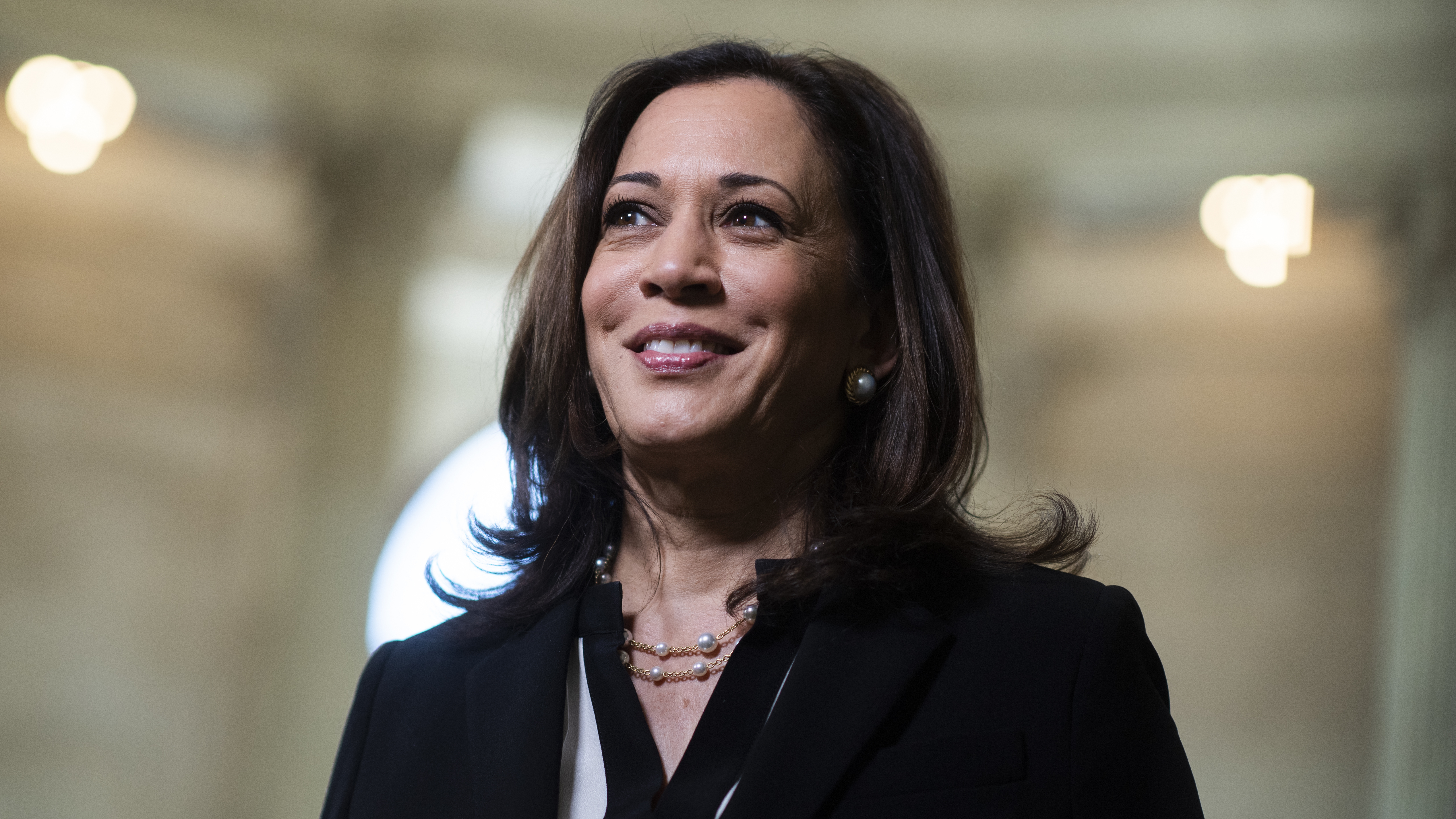 Sen. Kamala Harris is Democratic presidential hopeful Joe Biden's pick as his running mate — a choice that many are celebrating in India, where Harris' mother was from. (CQ-Roll Call, Inc via Getty Images)