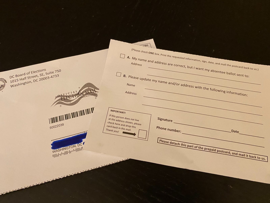 A Design Flaw In A D.C. Elections Mailer Is Confusing Lots Of Voters : NPR