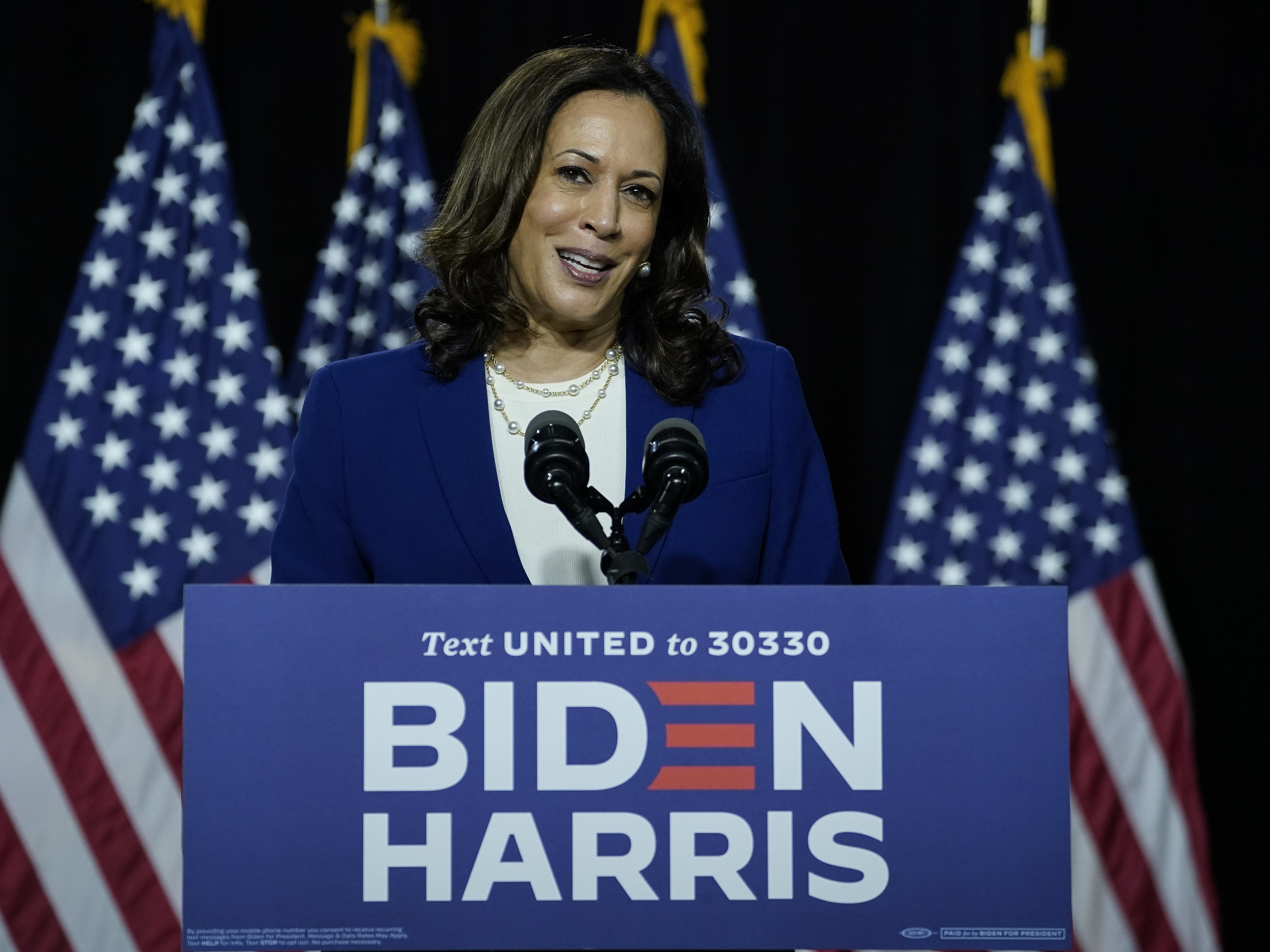 Sen. Kamala Harris (D-CA) is the first Black woman and first person of Indian descent to be a presumptive nominee on a presidential ticket by a major party in U.S. history. (Getty Images)