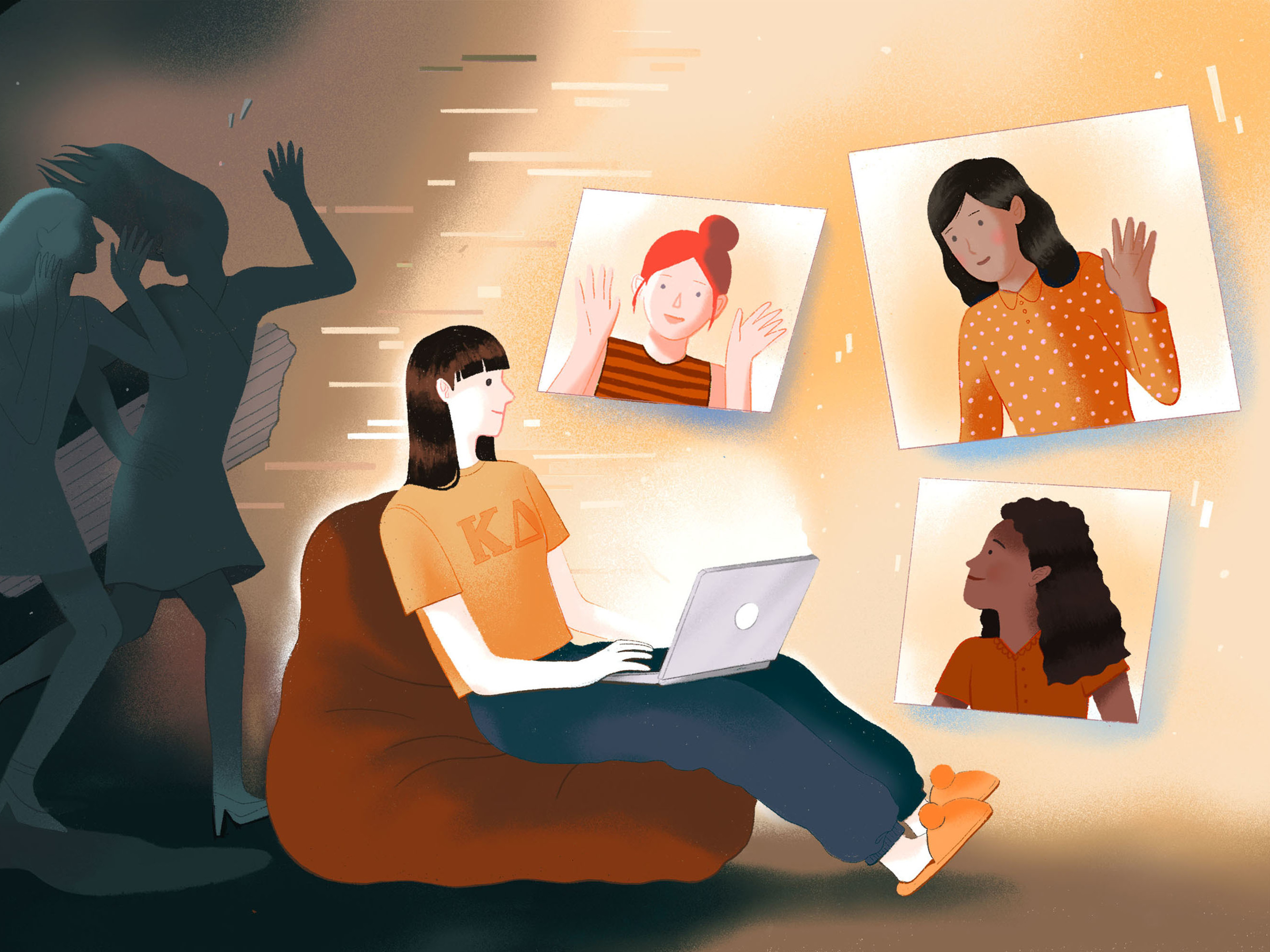 With Virtual Rush, Fraternities And Sororities Race To Pitch More Than