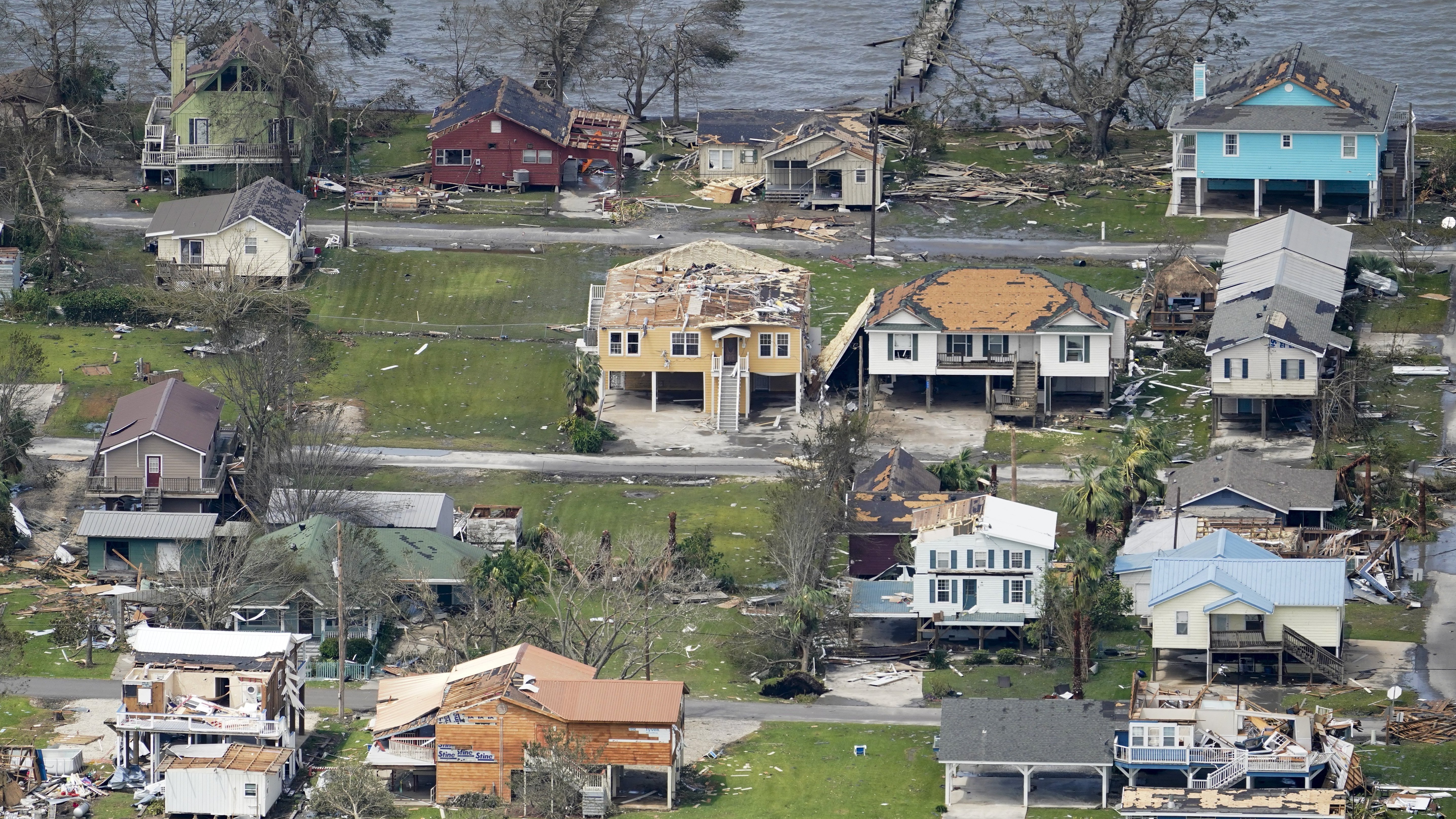 Hurricane Laura left scattered debris and damaged homes in Lake Charles, La. last week. The state has reported 15 deaths associated with the storm, with more than half of those attributed to improper use of portable generators.