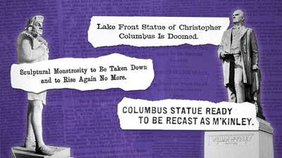 As Chicago Debates Columbus Statues, Here's A Look At The One We Melted Down