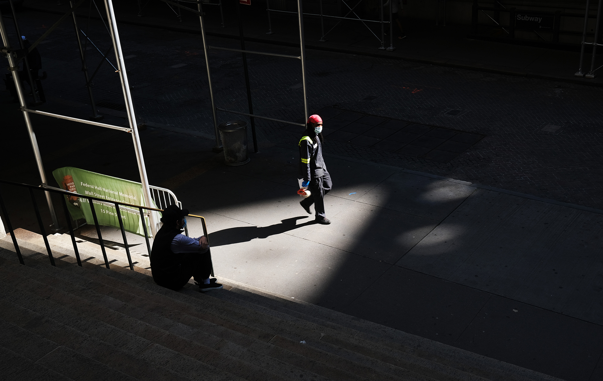 A walk through the streets of New York during the pandemic echoes the loneliness and isolation many Americans are feeling in their battle against a virus that has brought multiple traumas — with no end in sight. (Getty Images)