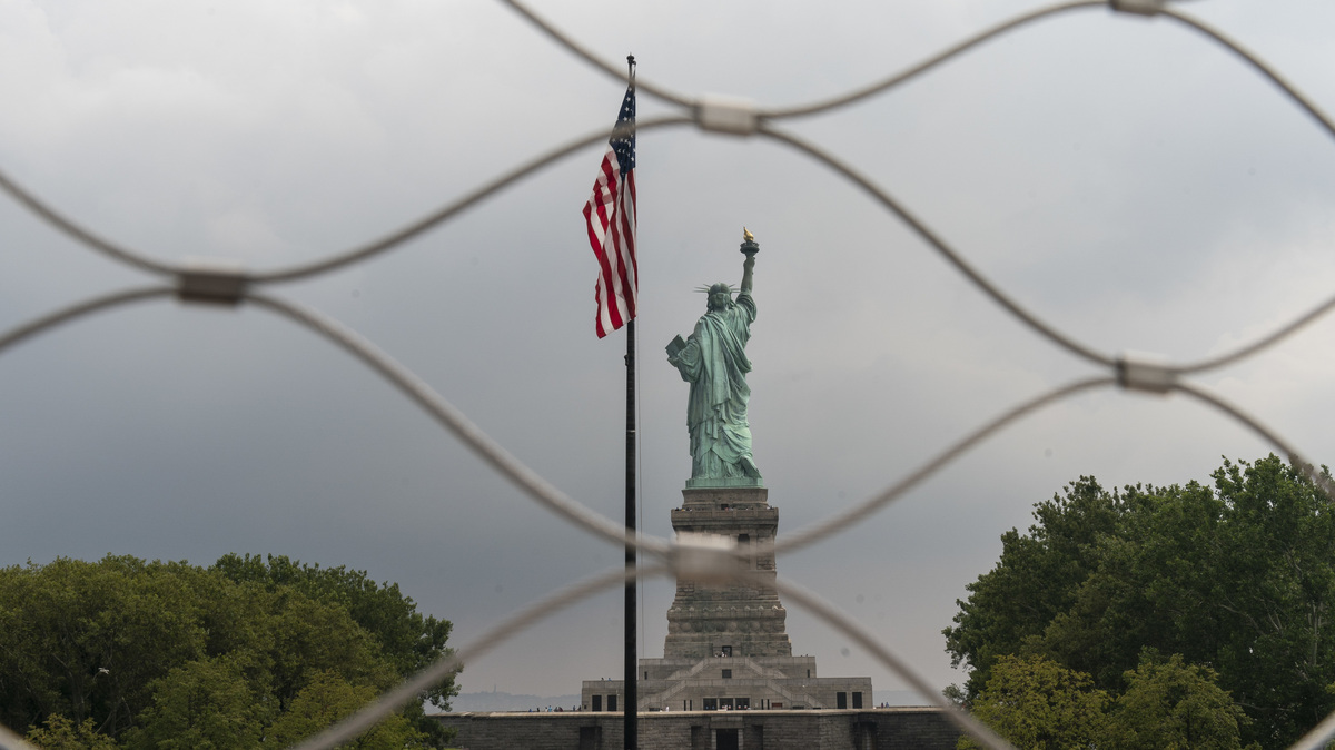 The Statue of Liberty, photographed on Aug. 14, 2019 in New York.