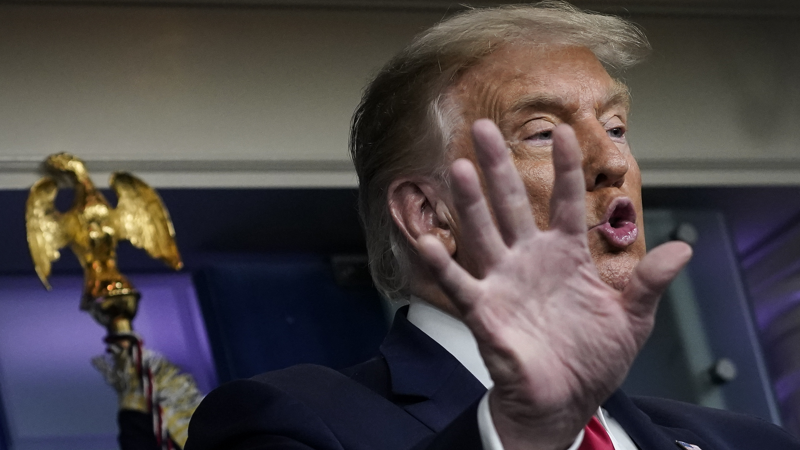 President Trump on Thursday denies that his comments downplaying the severity of the coronavirus to the American public were a "lie."