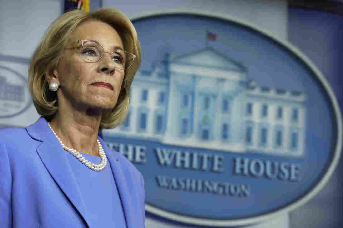 DeVos Loses Latest Fight Over Rerouting Aid To Private School Students 1 gettyimages 1208441859 slide 1647d03716513e80156c9fc6de074b7796fa9b5a s1100 c15