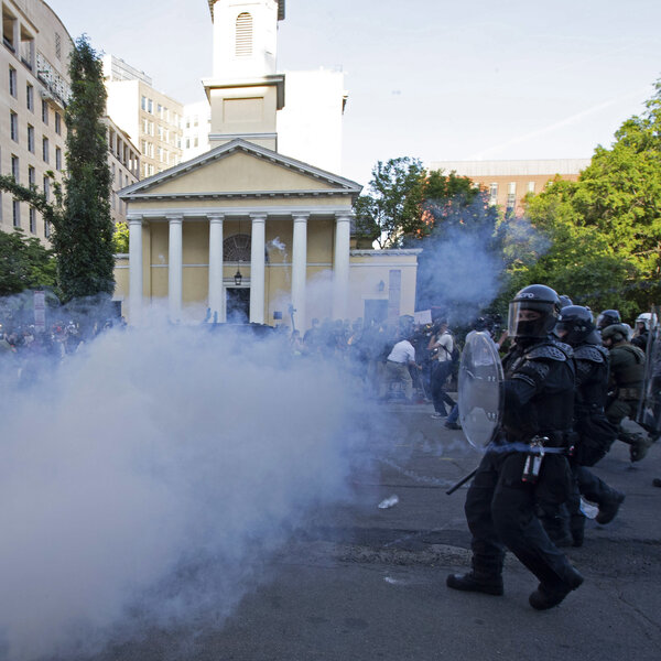 Protesters Were Supposed To Hear Warnings Before Federal Police Moved In. They Didn't