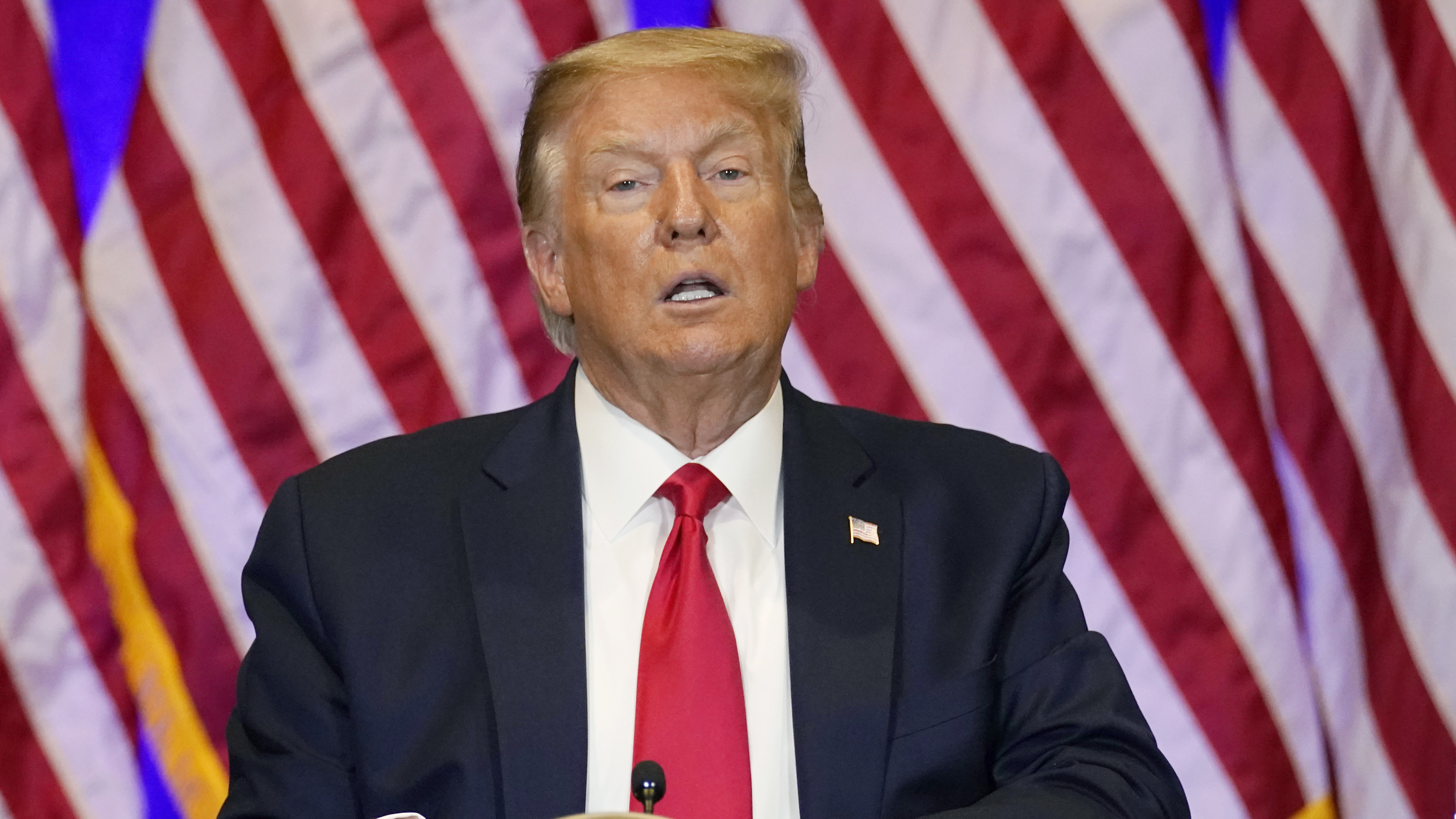 President Trump participates Sunday in a Latinos for Trump Coalition roundtable at Treasure Island Hotel & Casino in Las Vegas.