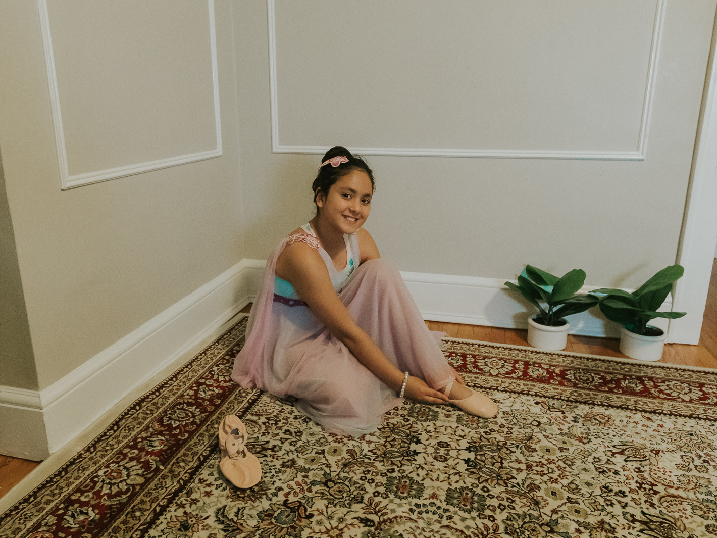 Rahaf is 10. She's the youngest daughter in the Aldabaan family.