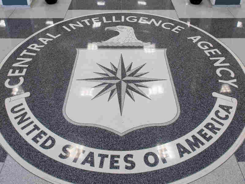 The Central Intelligence Agency (CIA) logo is displayed in the lobby of CIA Headquarters in Langley, Va., on Aug. 14, 2008.