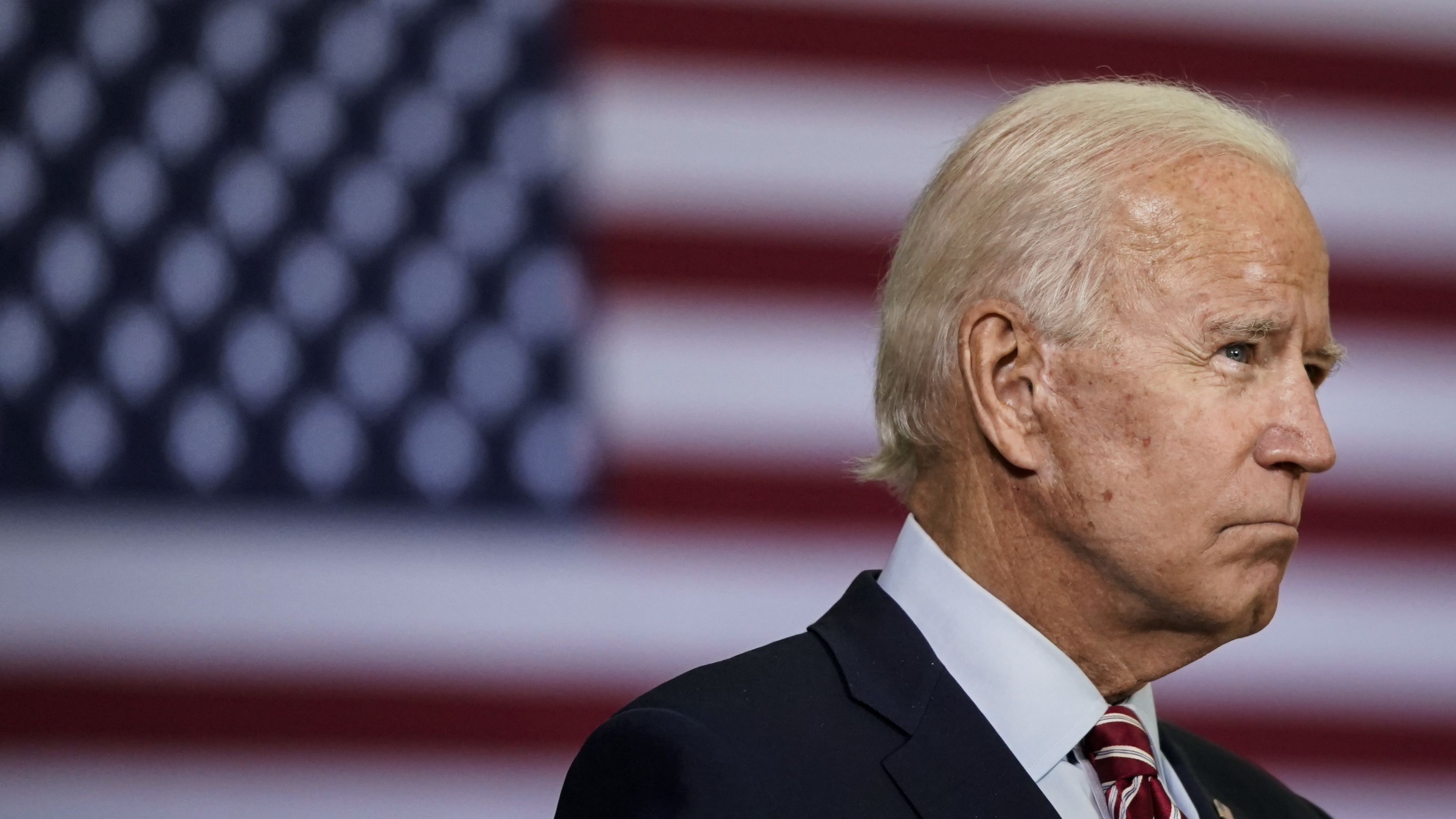 Democratic presidential nominee Joe Biden, pictured on Sept. 15, said in a statement Saturday that the next president should fill the Supreme Court vacancy. (Getty Images)