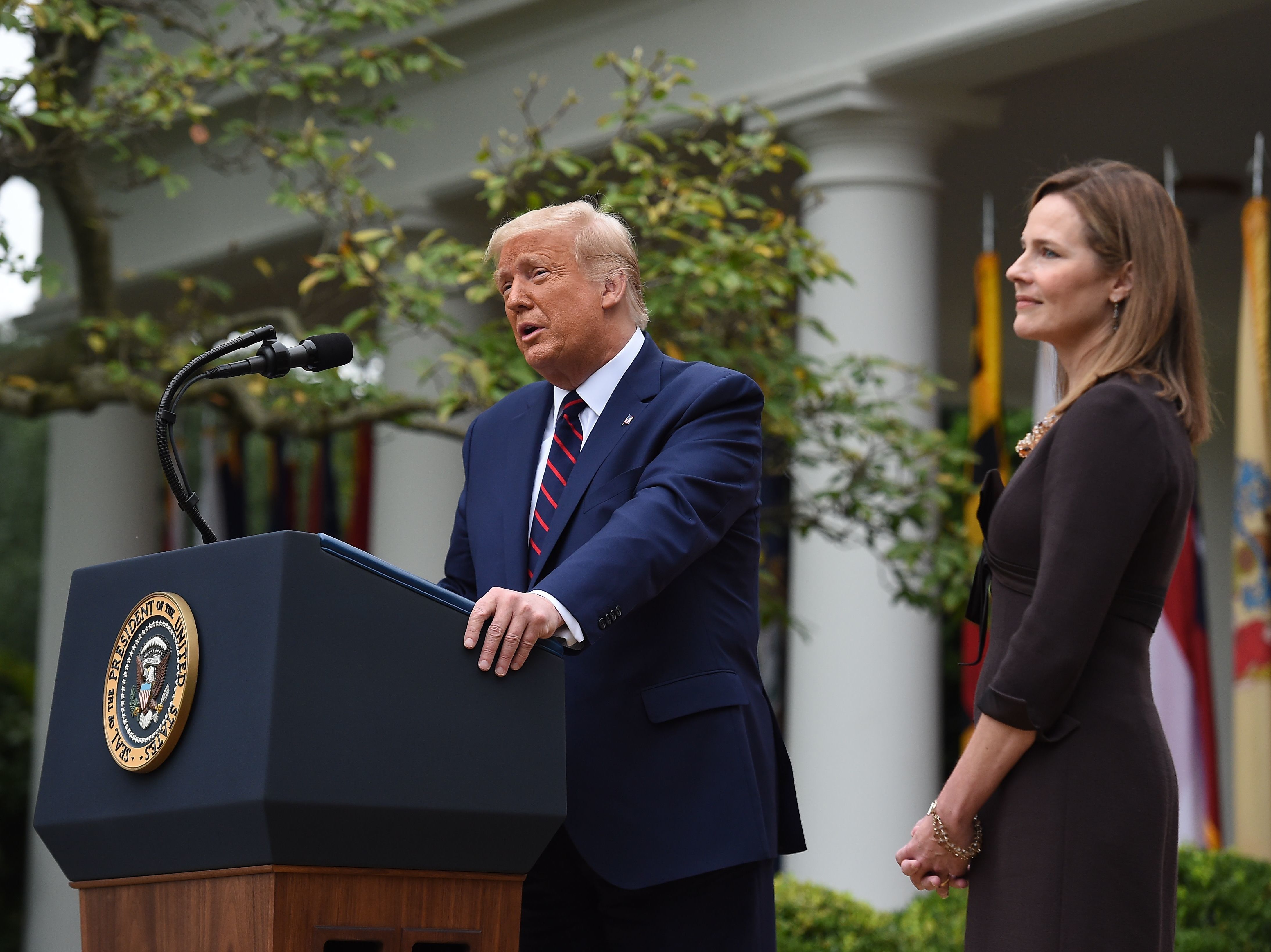 Trump Announces Amy Coney Barrett As His Supreme Court Nominee