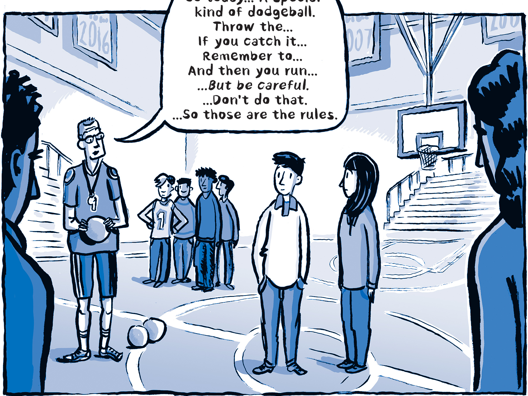A page from Welcome to the New World.