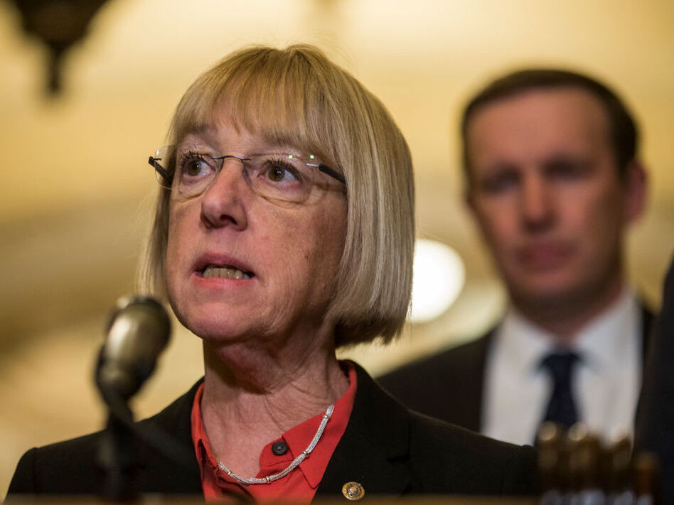 Sen. Patty Murray, D-Wash., ranking member of the Health, Education, Labor and Pensions Committee, issued a report on racial disparities and COVID-19 calling for congressional action. (Zach Gibson/Getty Images)