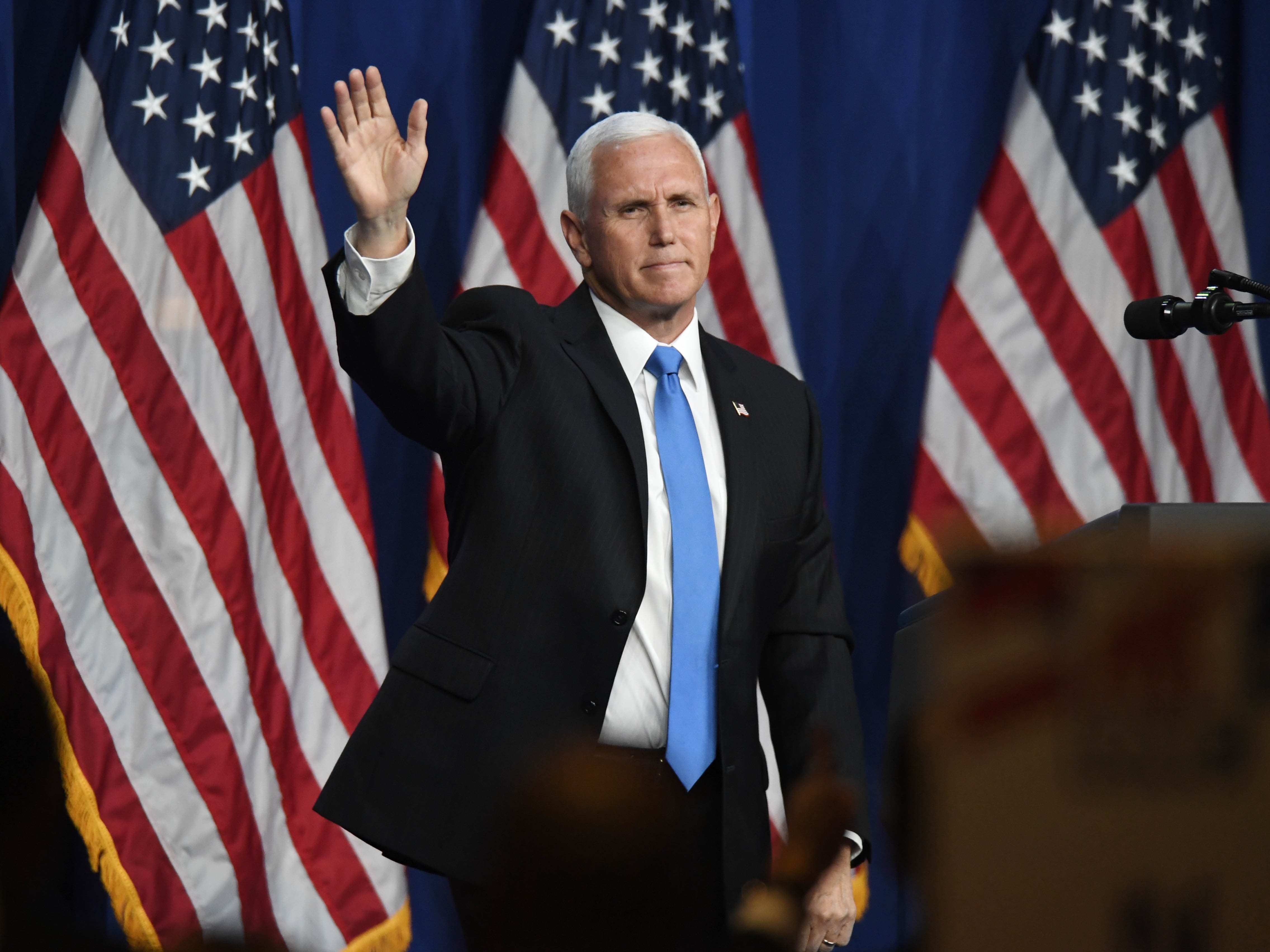 Pence is next in line to succeed to the presidency should President Trump's health decline. (Getty Images)