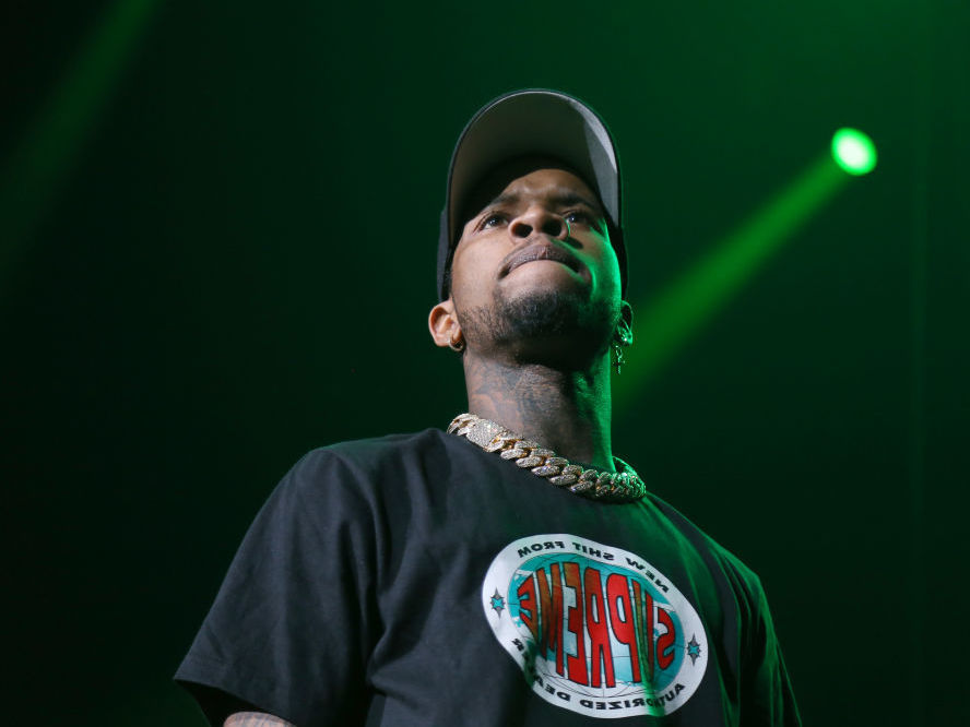Rapper Tory Lanez, performing in Newark, N.J. in Sept. 2019. (Getty Images)