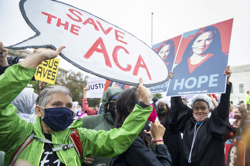 Photos Protests At Amy Coney Barrett Supreme Court Hearing Live Amy Coney Barrett S Supreme Court Confirmation Npr
