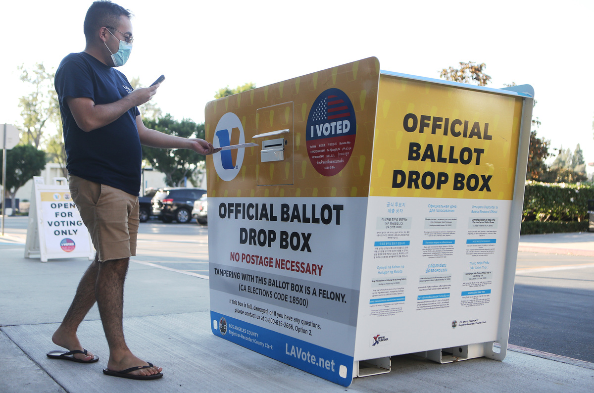 Calif. Backs Off Legal Threats Over GOP Ballot Drop Boxes : NPR Calif. Backs Off Legal Threats Over GOP Ballot Drop Boxes : NPR