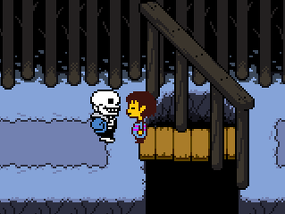 UNDERTALE - Pacifist Run Sans Battle 