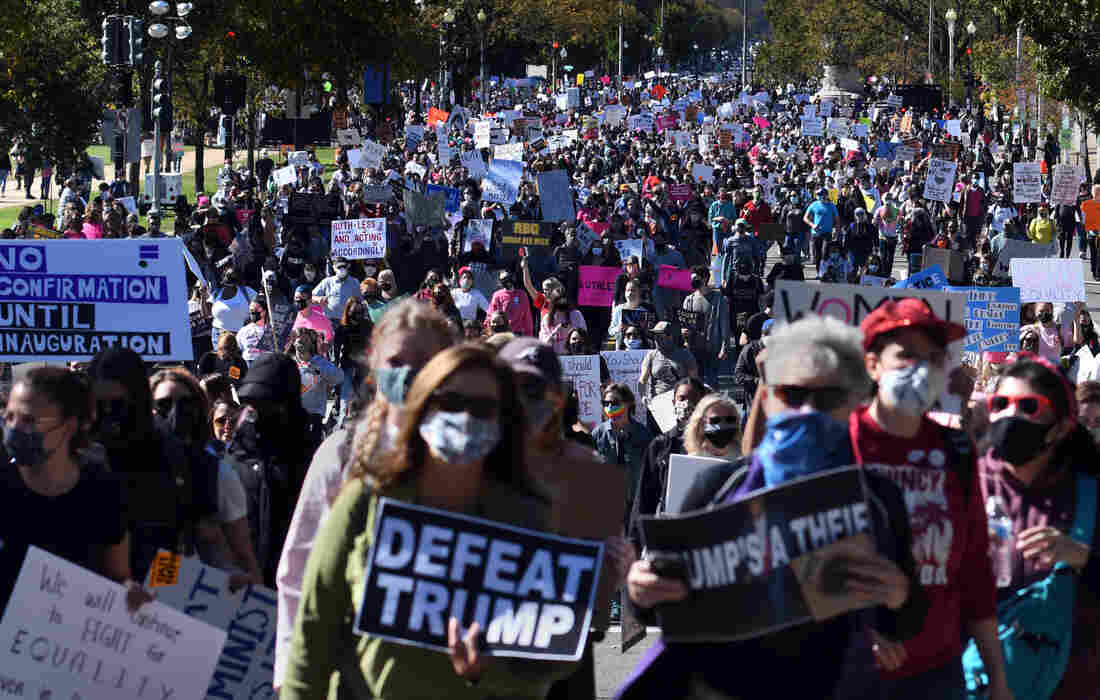 The Women's March takes place in Washington D.C.