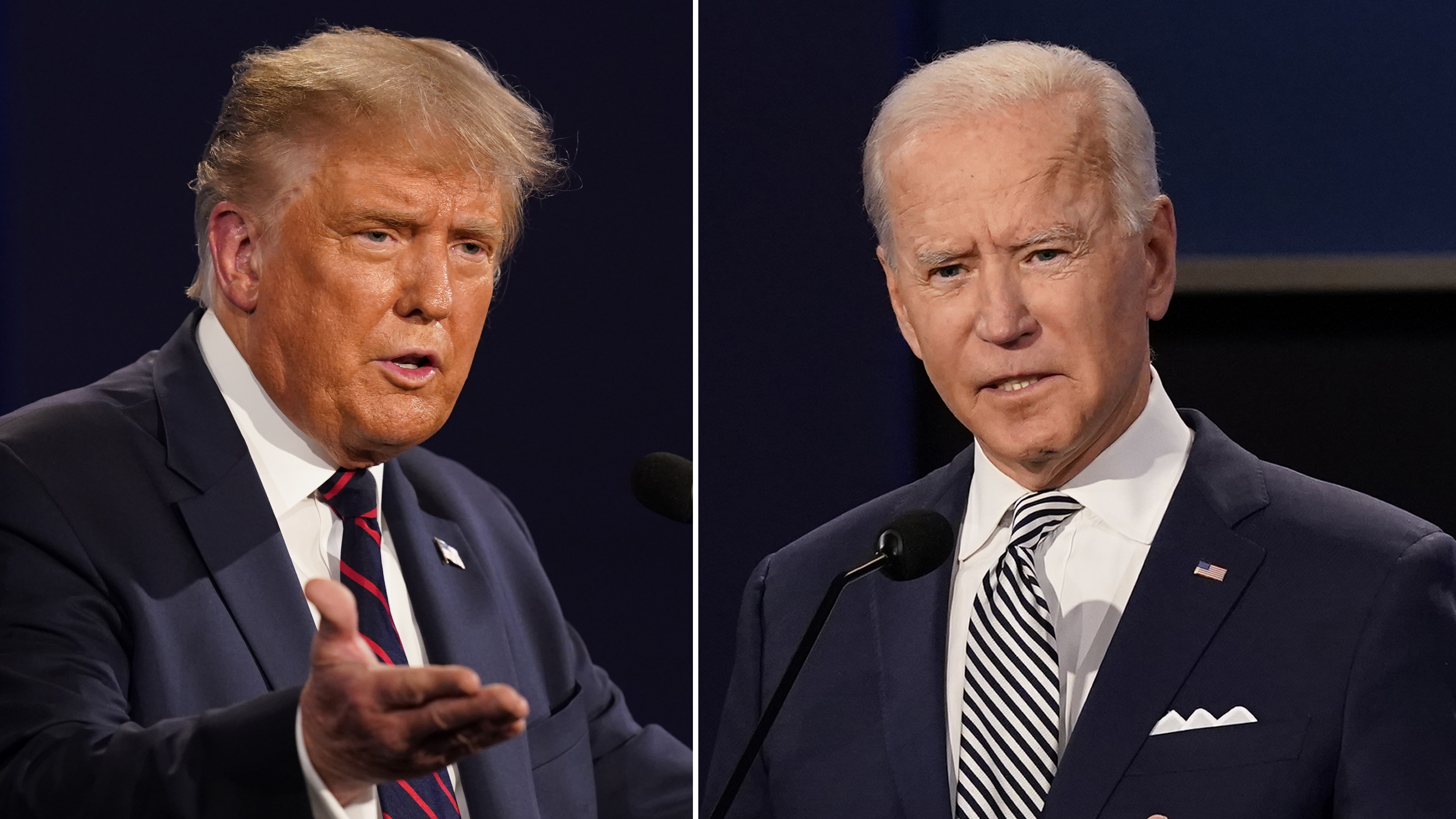 President Trump and former Vice President Joe Biden have widely divergent views on health care issues.