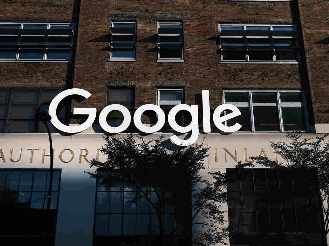 NEW YORK, NEW YORK - OCTOBER 20: Google's offices stand in downtown Manhattan on October 20, 2020 in New York City.