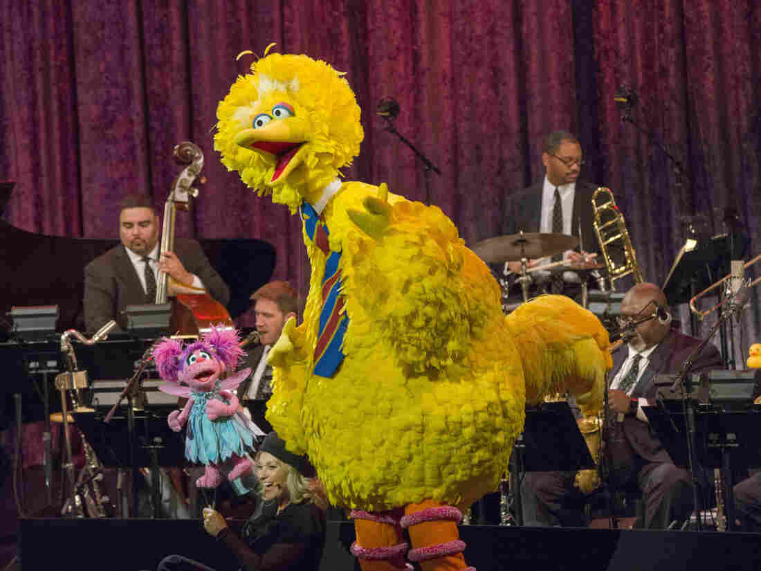 A Swingin' Sesame Street Celebration: 50 Years and Counting with the Jazz at Lincoln Center Orchestra with Wynton Marsalis, Elmo, Abby, Big Bird, Grover, Oscar the Grouch, Rosita, Bert & Ernie and Count Von Count.