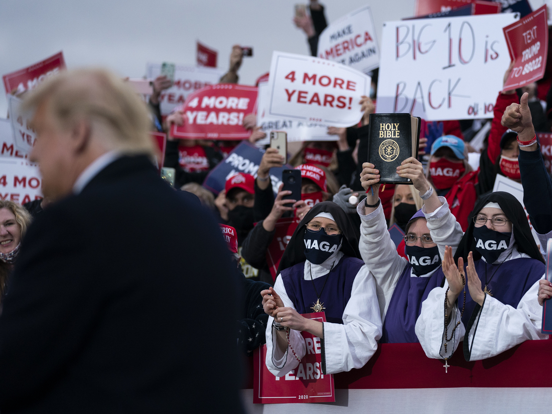Trump Rallies Like It's 2016 In Last Days Of 2020 Campaign : NPR Trump Rallies Like It's 2016 In Last Days Of 2020 Campaign : NPR