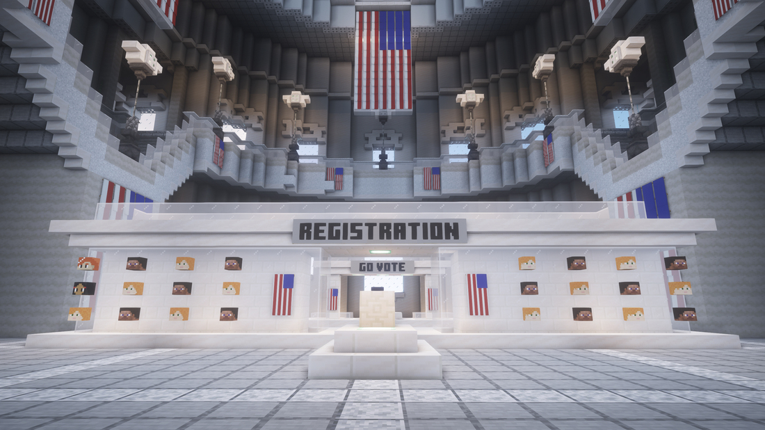 Rock The Vote Uses Minecraft Mock Poll To Educate Kids About Voting : NPR Rock The Vote Uses Minecraft Mock Poll To Educate Kids About Voting : NPR