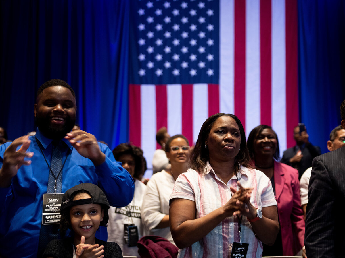 With Lil Wayne, Ice Cube And 50 Cent, Trump Makes Final Push For Black Voters : NPR