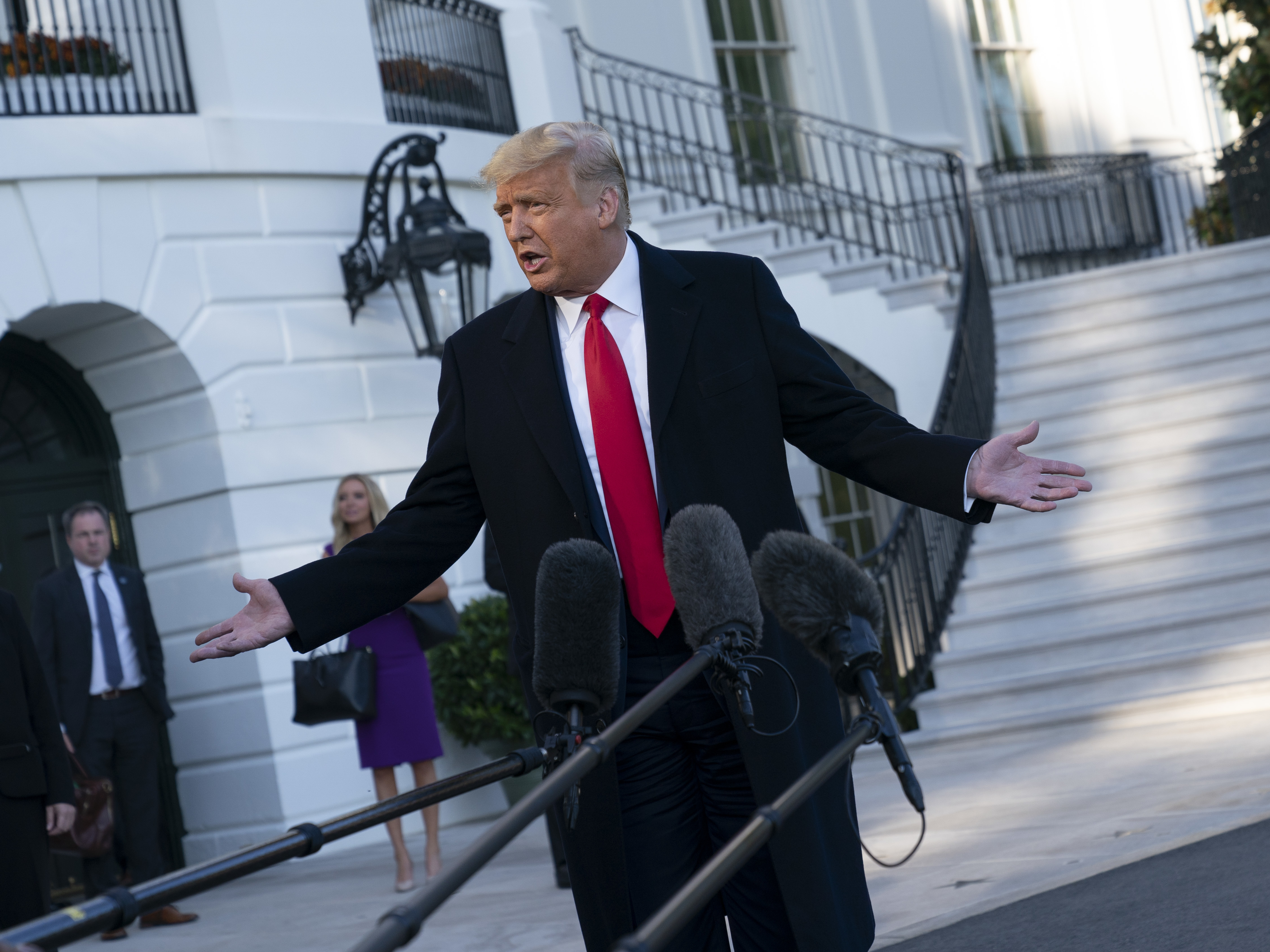 President Trump's executive order issued earlier this month would make it easier for the federal government to fire career civil servants. (Bloomberg via Getty Images)