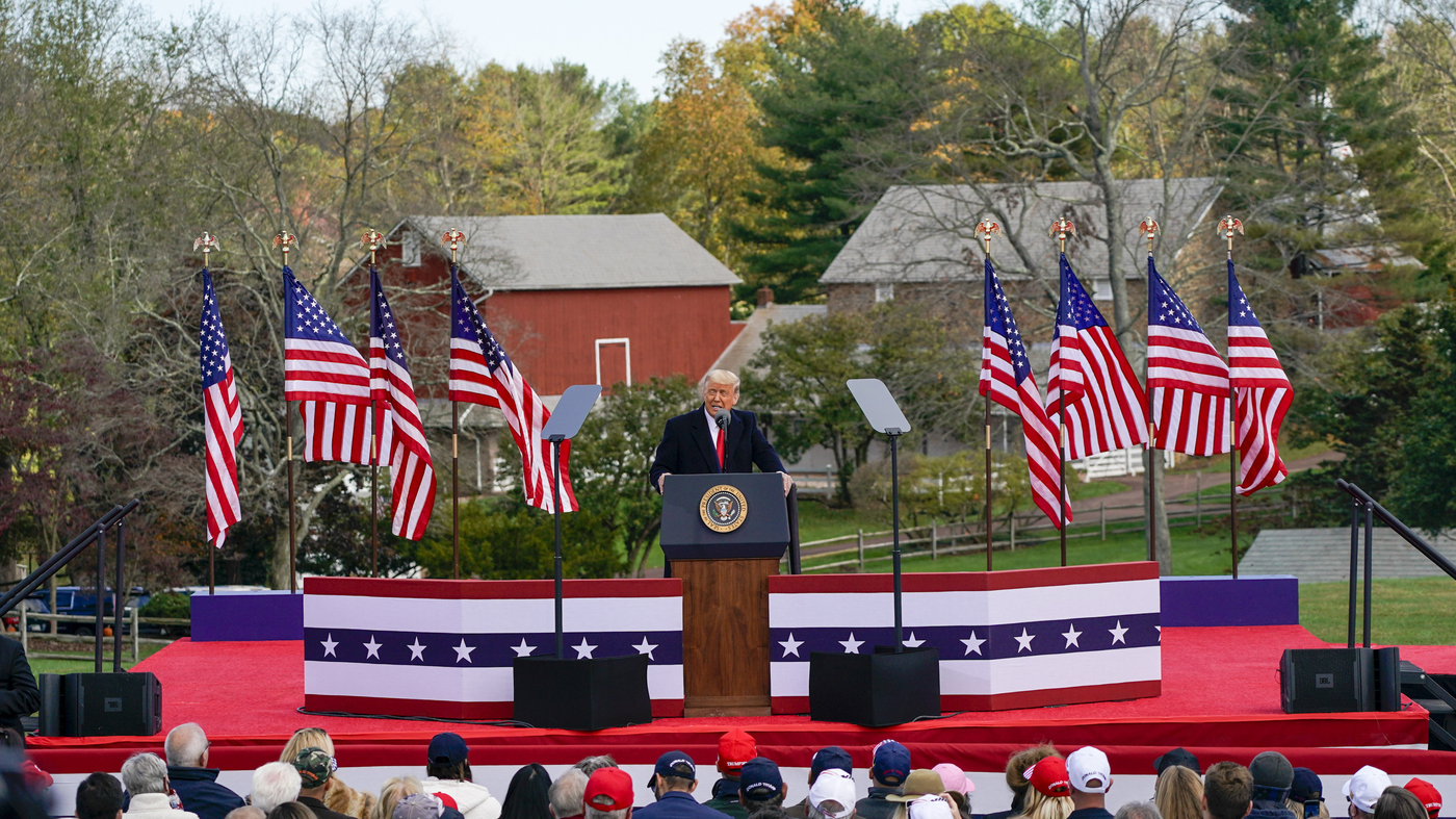 Trump Blankets Pennsylvania, While Obama Joins Biden On Michigan Trail