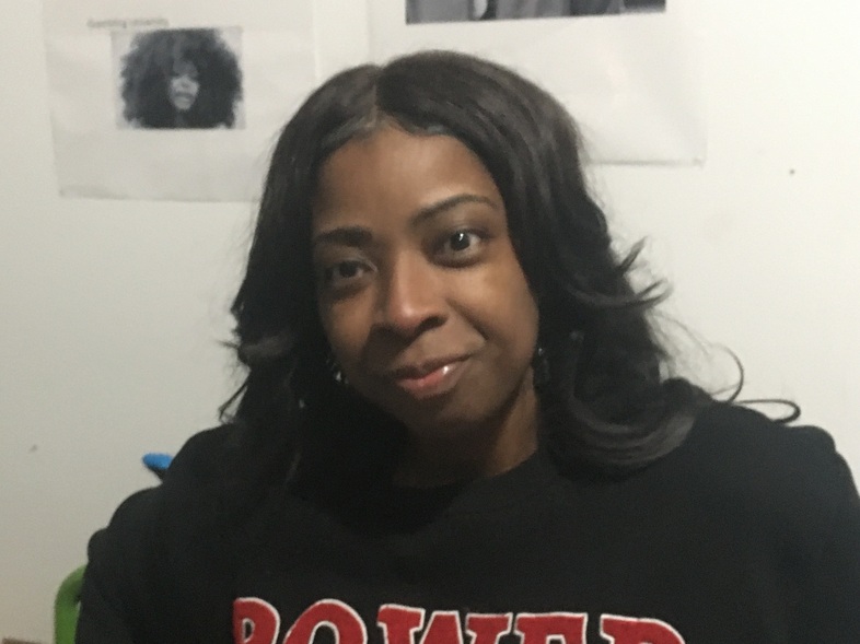 Anashay Wright lives in suburban Atlanta and runs an education-focused nonprofit group. (Sarah McCammon/NPR)