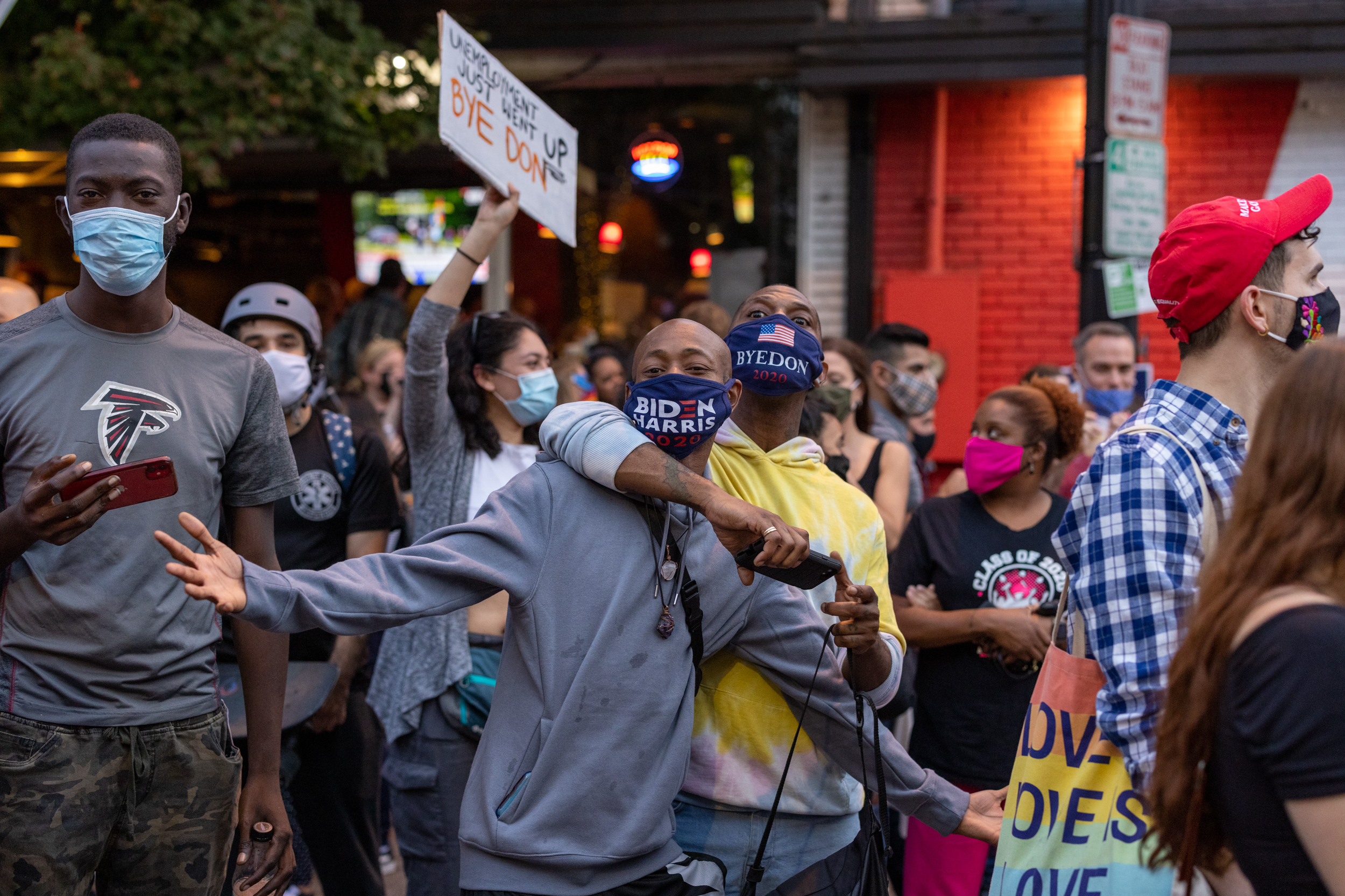 PHOTOS After 2020 Election, A Nation Divided Reacts News WLIWFM