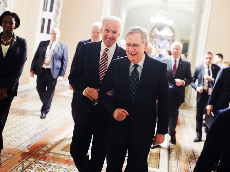Mitch Mcconnell And Joe Biden A Relationship In The Senate Embedded Npr