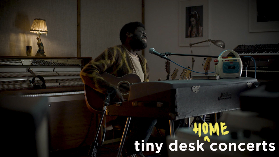 Michael Kiwanuka plays a Tiny Desk (Home) Concert. (NPR)